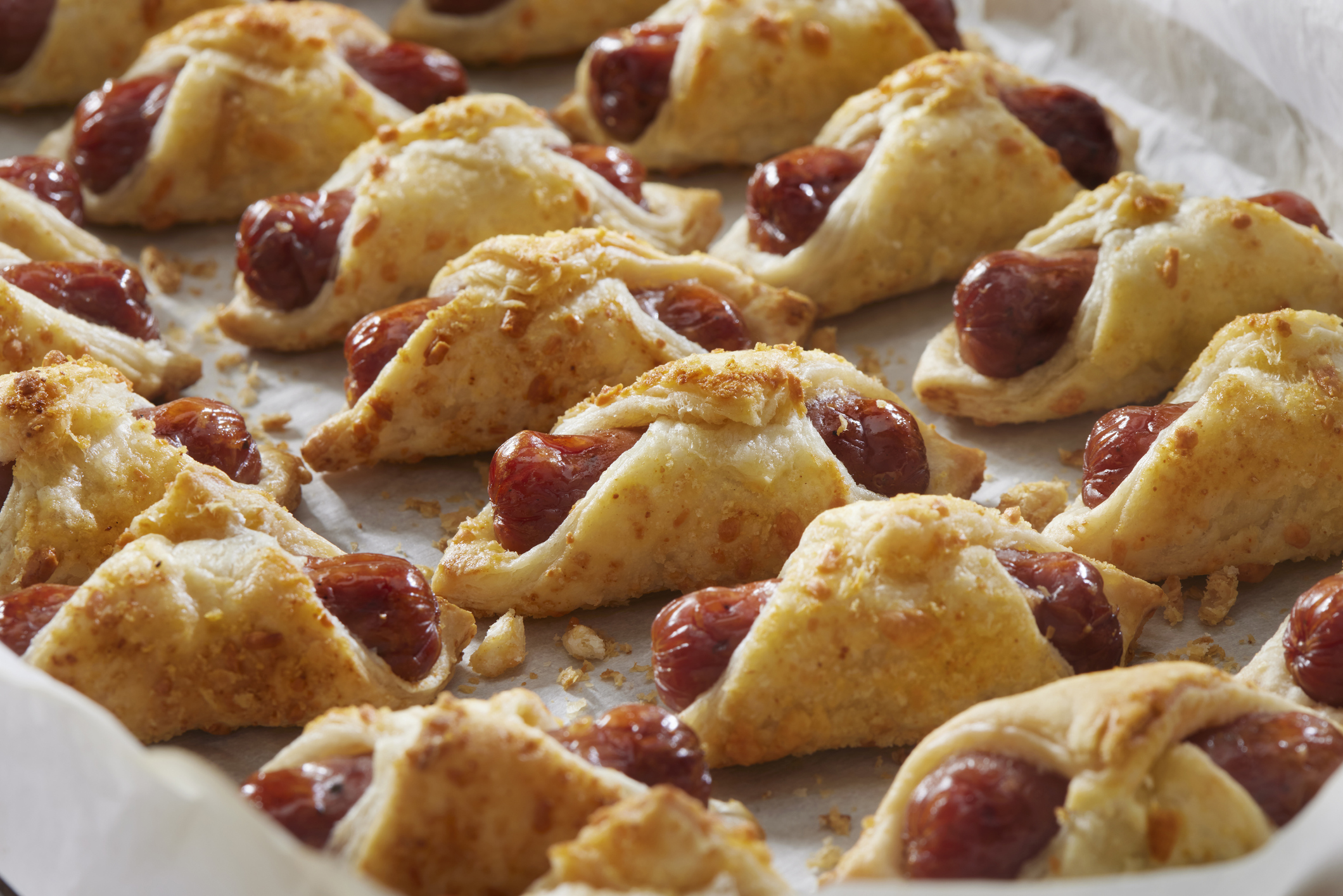 Wrapped Mature Cheddar Cheese sausage rolls